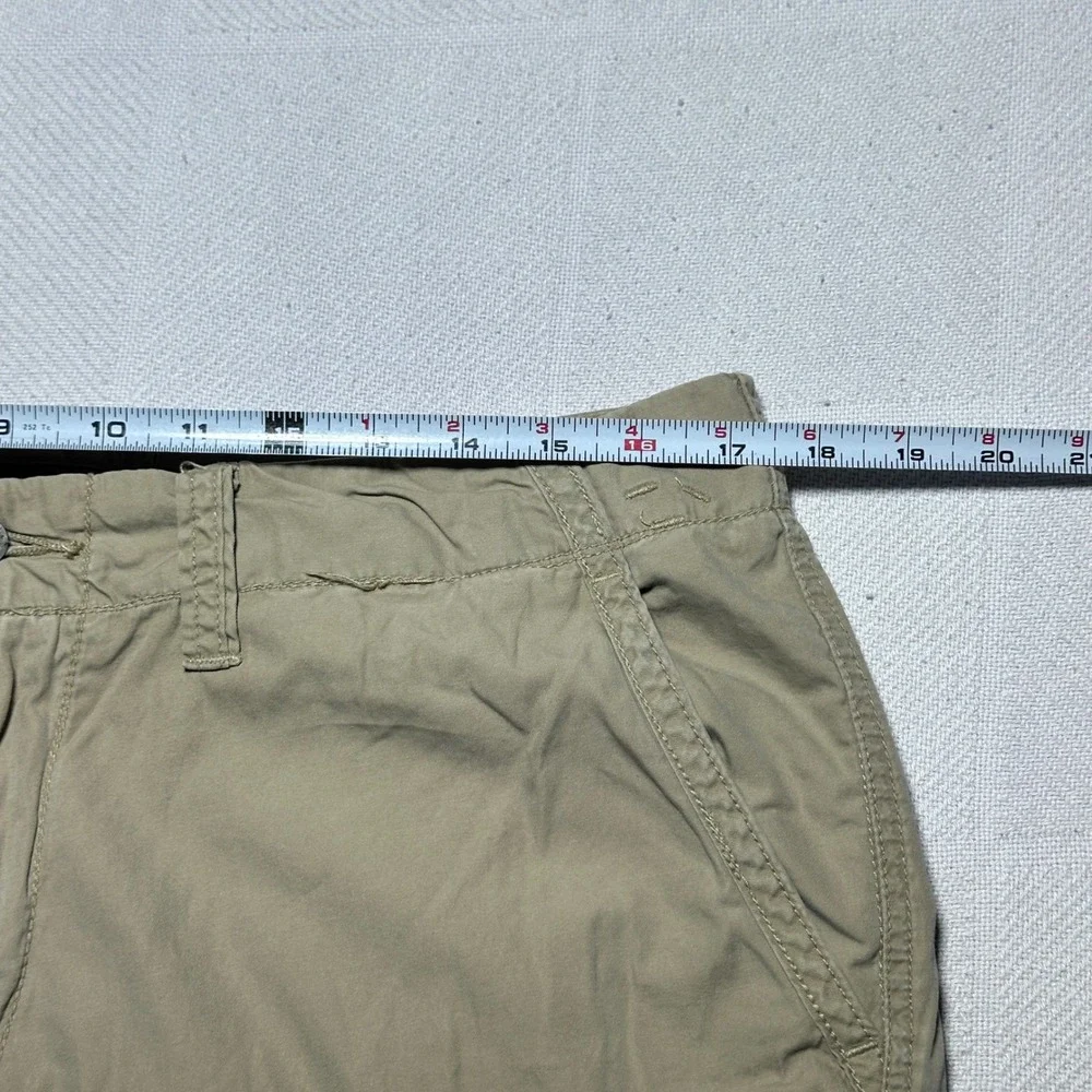 Polo Ralph Lauren Cargo Pants Men 34x32 Roll Up Leg Outdoors Hiking Tan Khaki